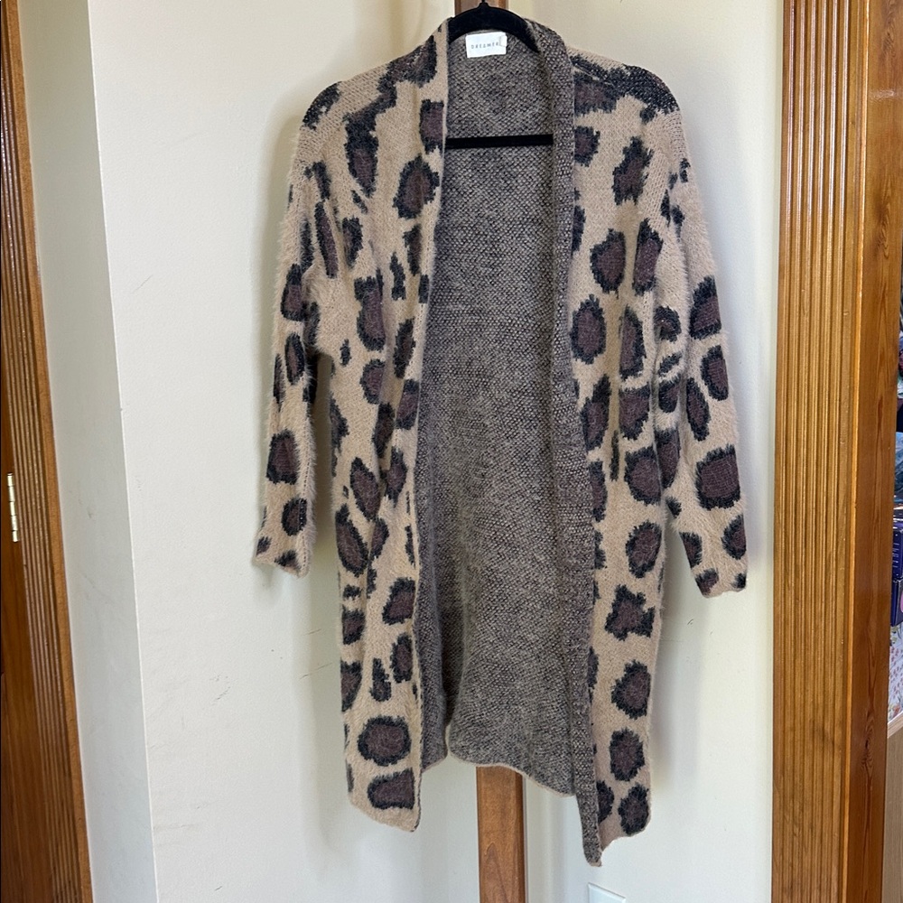 Dreamer animal print sweater large